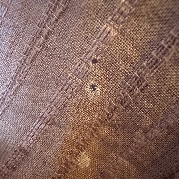 Free People If You Had My Love Rust Long Sleeve Blouse size Large - Picture 4 of 7